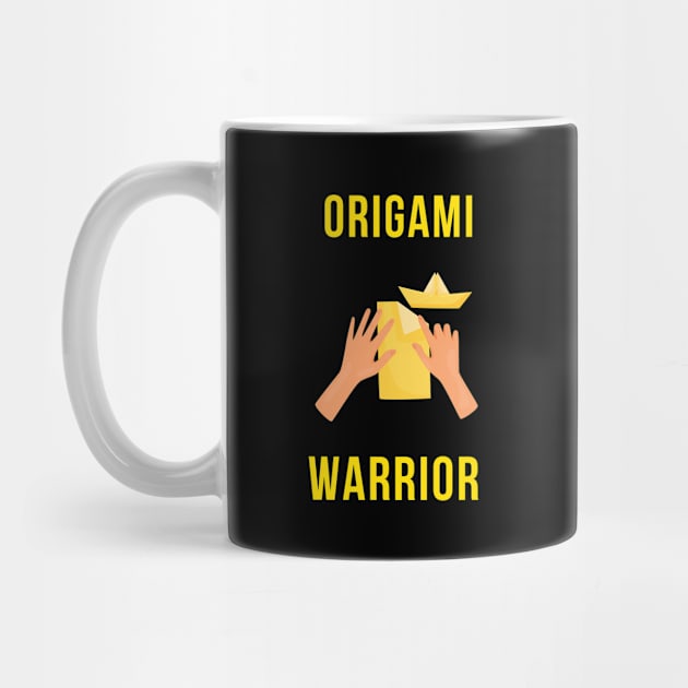 Origami Warrior Funny Colorful Gift by familycuteycom